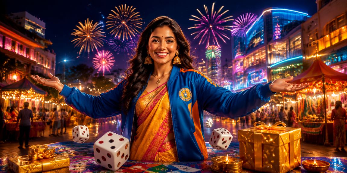 Night market scene as seen on mobile cricket betting interface